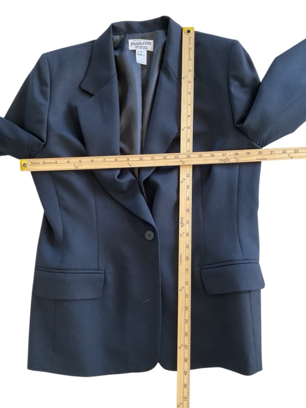 Classic Navy Women’s Blazer & Trousers Set - Tailored Suit - Picture 12 of 15